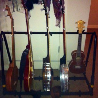 Hercules GS525B 5 Piece Guitar Rack Musical Instruments