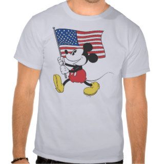 Patriotic Mickey Mouse 1 Tee Shirts