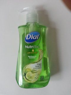Dial Nutriskin with Fruit Oil Hand Soap with Moisturizer, Grape Seed Oil and Lemongrass, 7.5oz  Hand Washes  Beauty