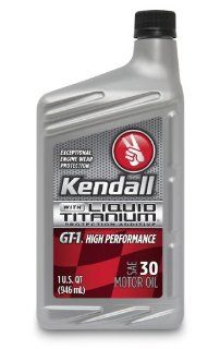 Kendall 527 7133 GT 1 30W High Performance Motor Oil Automotive