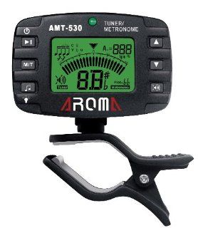 Aroma AMT 530 Clip On Chromatic Tuner and Metronome Musical Instruments