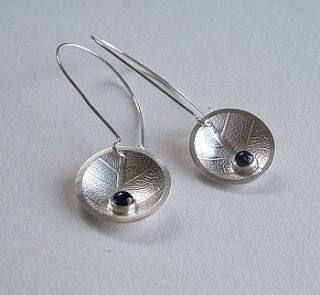 dewdrop earrings on kidney wire by catherine woodall