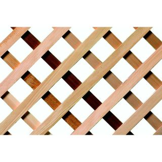 Cedar Traditional Wood Lattice (Common 0.5 in x 4 ft x 8 ft; Actual 0.375 in x 4 ft x 8 ft)