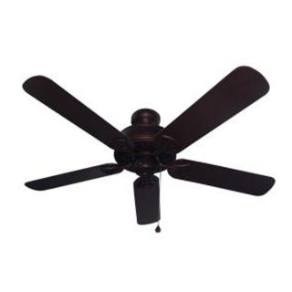 Harbor Breeze Calera 52 in Aged Bronze Outdoor Downrod or Flush Mount Ceiling Fan Adaptable ENERGY STAR