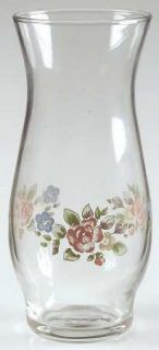Pfaltzgraff Tea Rose 6 Glassware Vase, Fine China Dinnerware   Stoneware,Pink R