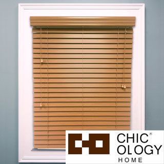 Chicology Blaze Faux Wood Window Blinds