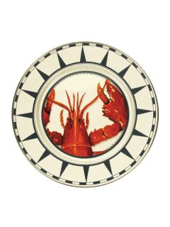 Lobster Dinner Plate (Set of 6) by Golden Rabbit