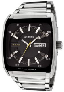 Diesel DZ1252  Watches,Mens Black Dial Stainless Steel, Casual Diesel Quartz Watches