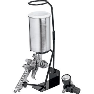 Vaper HVLP Touch-Up Spray Gun Set with Stand — 2.3mm, Model# 19123  Paint Spray Guns