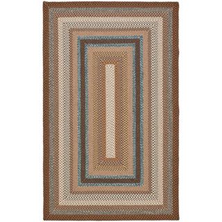 Safavieh Braided 30 in x 60 in Rectangular Brown Transitional Accent Rug