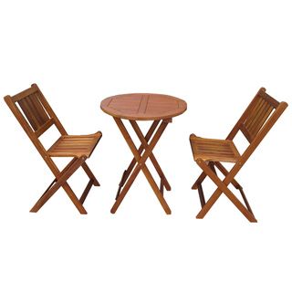 Acacia Hardwood Outdoor Bistro Set