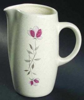 Franciscan Duet 32 Oz Pitcher, Fine China Dinnerware   Two Pink Flowers, Gray St