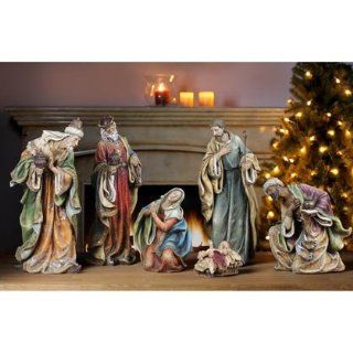 6 Piece Christmas Nativity Scene Figures 24"   Nativity Figurine Sets