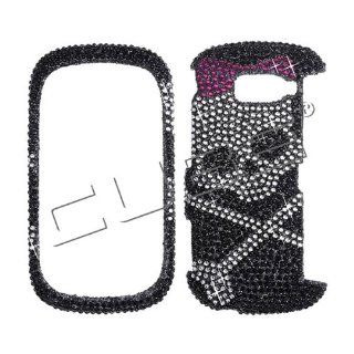For LG Octane VN530 Case Cover Diamond Bling Skull Pink Bow Bones 130 FULDI 130 Cell Phones & Accessories