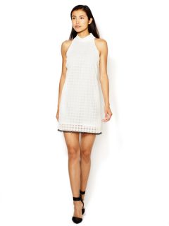 Eyelet Cotton Dress by Nicole Miller