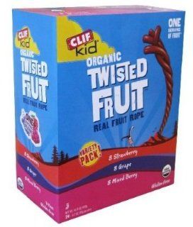 Clif Kid Organic Fruit Rope, 0.7 oz Bars, Variety Pack, 48 Count Health & Personal Care