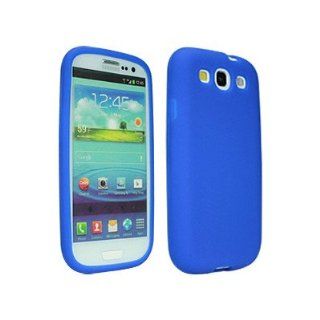 Samsung Galaxy S III i535 / i747 / L710 / T999 / I9300 Gel Skin Case Finish Blue Computers & Accessories