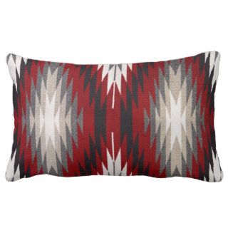 Native American Indian Fabric Print Design Throw Pillows