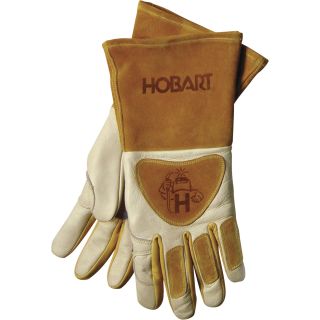 Hobart Premium Leather Welding Gloves — XL, Model# 770440  Protective Welding Gear