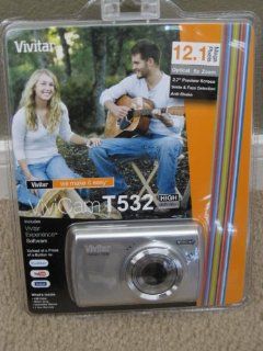 ViviCam t532 12.1 MP HD Digital Camera  Point And Shoot Digital Cameras  Camera & Photo