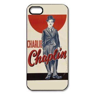 Personalized Charlie Chaplin Hard Case for Apple iphone 5/5s case AA538 Cell Phones & Accessories