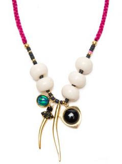 Lizzie Fortunato Jewels Amulet Horn Necklace
