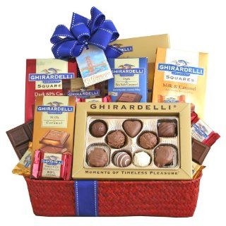 Ghirardelli San Francisco Favorites Gift Basket from California Delicious  Gourmet Chocolate Gifts  Grocery & Gourmet Food