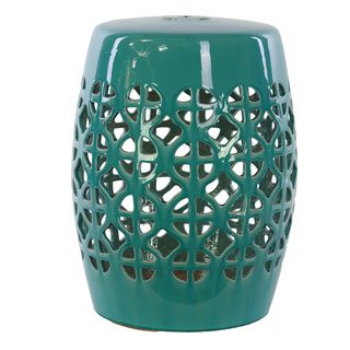 Urban Trends Ceramic Garden Stool Turquoise
