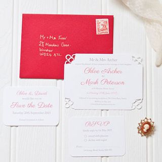 regalia wedding stationery by elinor rose wedding stationery