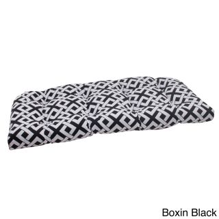 Pillow Perfect Boxin Outdoor Wicker Loveseat Cushion