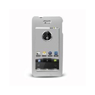 LG Optimus GT540 Translucent White Soft Silicone Gel Skin Cover Case Cell Phones & Accessories