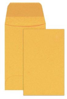 Columbian CO540 (#1) 2 1/4x3 1/2 Inch Coin Brown Kraft Envelopes, 500 Count  Small Envelopes 