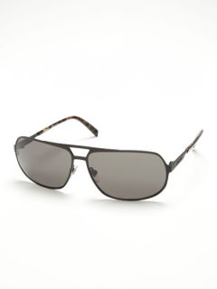 Matte Metal Aviator Sunglasses by John Varvatos Eyewear