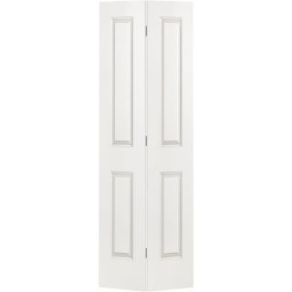 ReliaBilt 2 Panel Square Hollow Core Smooth Molded Composite Bifold Closet Door (Common 80.75 in x 24 in; Actual 79 in x 23.5 in)