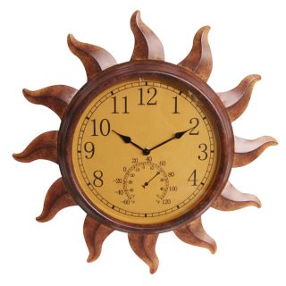 Garden Treasures Sun Clock with Thermometer