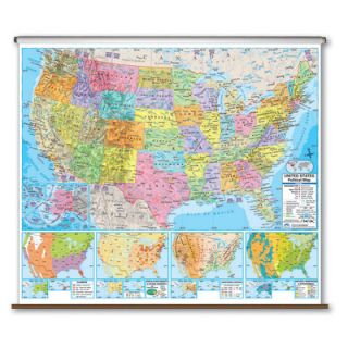 Universal Map Advanced Political Map   United States
