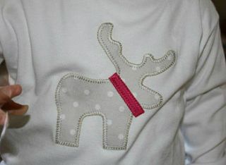 white winter moose top by union jack and jill