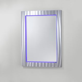 Lume Steel Border Console Mirror