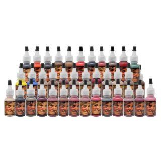 All 37 Colors Permanent Makeup Pigment Cosmetic Tattoo Ink 1/2oz Health & Personal Care