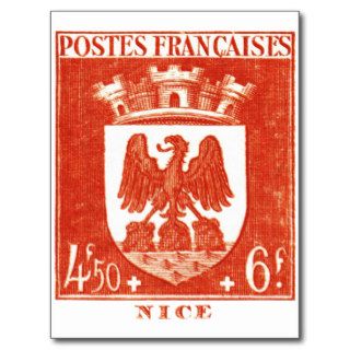 Coat of Arms, Nice France Post Cards