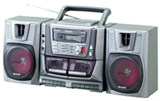 Aiwa CD/Cassette Boombox with Digital Tuner and Detachable Speakers (CA DW539) Electronics