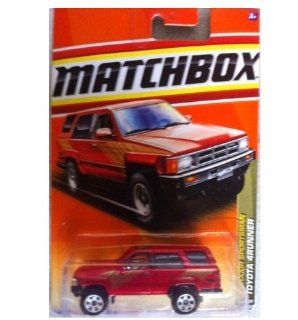 Matchbox 2011 Toyota 4Runner Outdoor Sportsman RED #74 Toys & Games