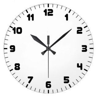 Black and White Wall Clock