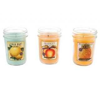 Bath & Body Works Set of 3 6oz. Fresh Picked Jar Candles —