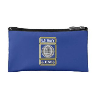 Navy Electrician's Mate Logo Cosmetic Bag