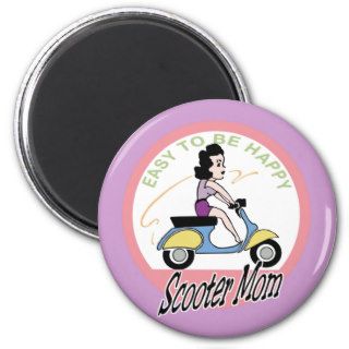 Scooter 12 ~ Scooter Mom Vintage Scooters Magnet
