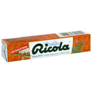 Ricola Cough Suppressant Throat Drops, Honey Herb, 10 Drops (Pack of 24)  Hard Candy  Grocery & Gourmet Food