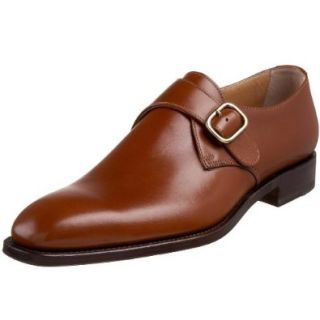 Romano Martegani Men's Aldo Monkstrap,Cognac,8.5 M US Shoes