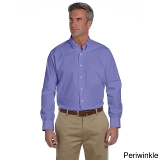 Van Heusen Mens Solid Silky Poplin Shirt