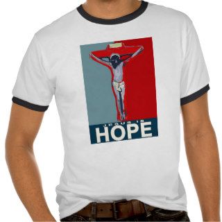 Jesus is Hope not Obama, Funny Christian T Shirt